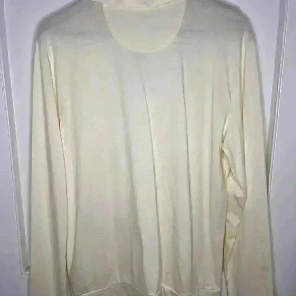 CALVIN Klein Men’s Light Yellow Liquid Touch Polo Size Medium - Picture 8 of 8